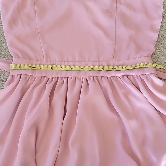 Lucy In The Sky Pink Sleeveless Open Back Romper - Size Large - Picture 14 of 16